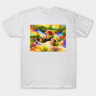 River of roses T-Shirt